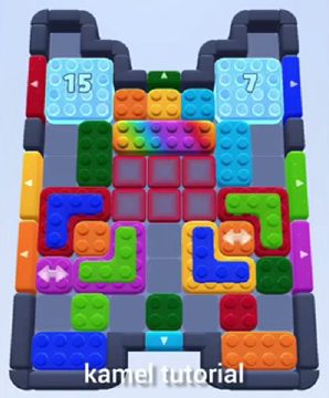 Color Block Jam уровень 293 / 681: скриншот поля