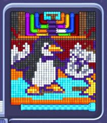 Pixel Flow уровень 1464: скриншот поля