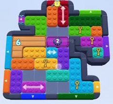 Color Block Jam Level 1583 / 1584 / 1589: Screenshot des Spielfelds