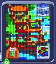 Pixel Flow уровень 2393: скриншот поля