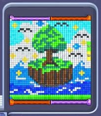 Pixel Flow level 720: screenshot of the board