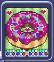 Pixel Flow level 794: screenshot of the board