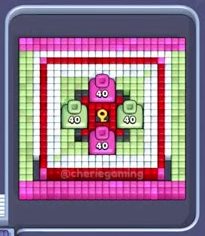 Pixel Flow Level 72: Screenshot des Spielfelds