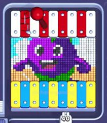 Pixel Flow уровень 1461: скриншот поля