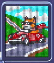 Pixel Flow level 1365: screenshot of the board