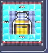 Pixel Flow level 729: screenshot of the board