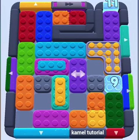 Color Block Jam level 1325 / 1327 / 1330: screenshot of the board