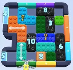 Color Block Jam level 780 / 756: screenshot of the board