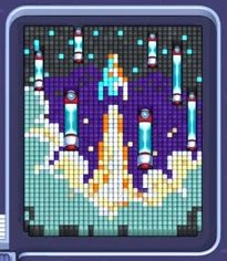 Pixel Flow level 803: screenshot of the board