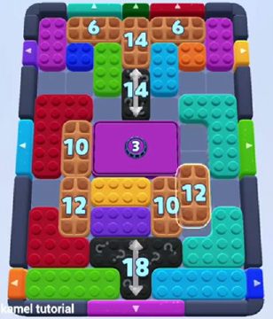 Color Block Jam level 1421 / 1430: screenshot of the board