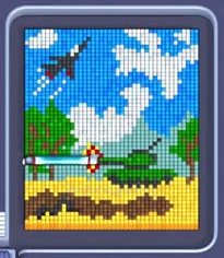 Pixel Flow level 711: screenshot of the board