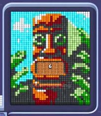 Pixel Flow level 804: screenshot of the board