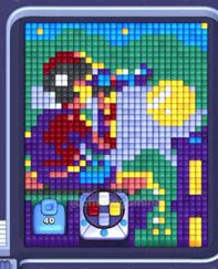 Pixel Flow уровень 2399: скриншот поля