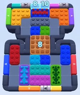 Color Block Jam 레벨 1135 / 1149 / 2047: 보드 스크린샷
