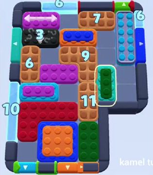 Color Block Jam 1195. bölüm: tahtanın ekran görüntüsü