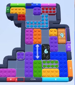 Color Block Jam 893 / 1494 / 1756 / 1780. bölüm: tahtanın ekran görüntüsü