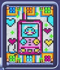 Pixel Flow level 865: screenshot of the board