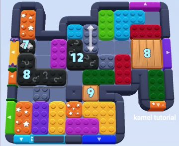 Color Block Jam 레벨 1492 / 1483 / 1484 / 1486 / 1495: 보드 스크린샷