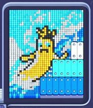 Pixel Flow level 1451: screenshot of the board