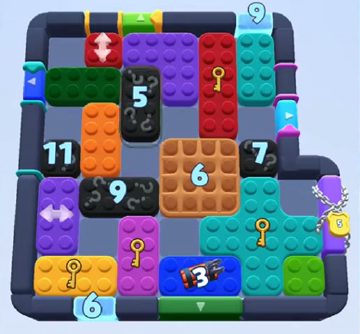 Color Block Jam 1189 / 1173 / 1188 / 1191 / 2068. bölüm: tahtanın ekran görüntüsü
