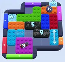 Color Block Jam Level 1097 / 1972: Screenshot des Spielfelds