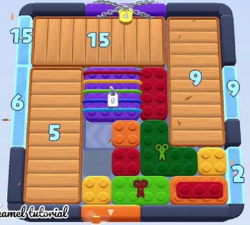 Color Block Jam 레벨 1601 / 1608 / 1667 / 2599: 보드 스크린샷