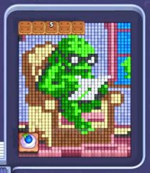 Pixel Flow level 1218: screenshot of the board