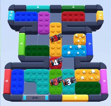 Color Block Jam 752. bölüm: tahtanın ekran görüntüsü