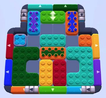 Color Block Jam 1106. bölüm: tahtanın ekran görüntüsü