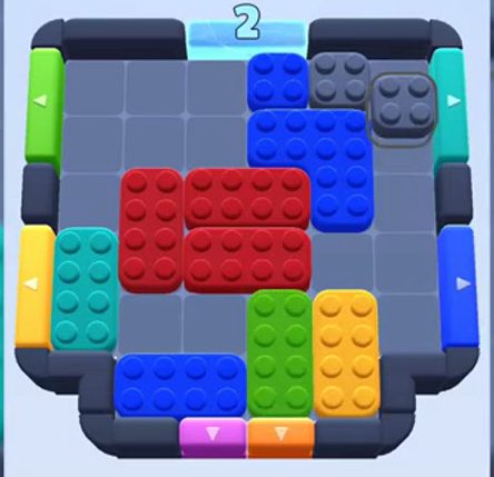 Color Block Jam bölümü: tahtanın ekran görüntüsü