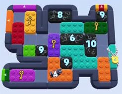 Color Block Jam Level 1643 / 2554: Screenshot des Spielfelds