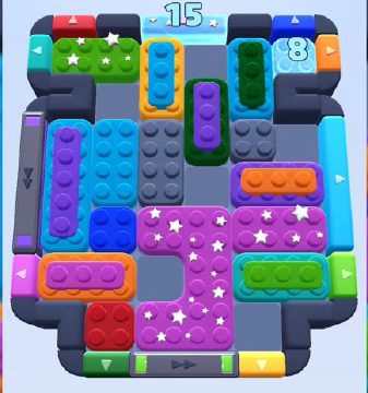 Color Block Jam niveau 685 : capture du plateau