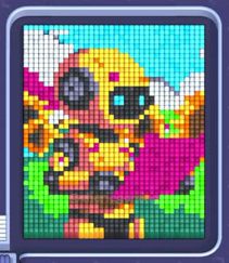 Pixel Flow уровень 1577: скриншот поля