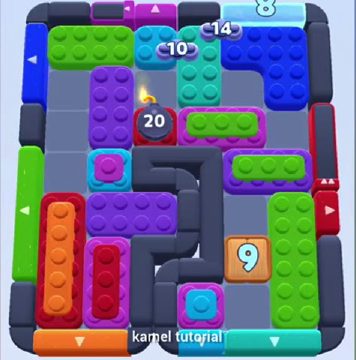 Color Block Jam ステージ 677 / 1624：盤面のスクリーンショット