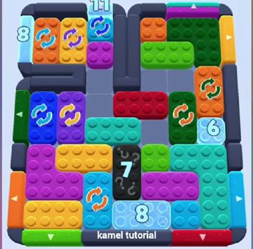 Color Block Jam 레벨 1290 / 1292 / 1293: 보드 스크린샷