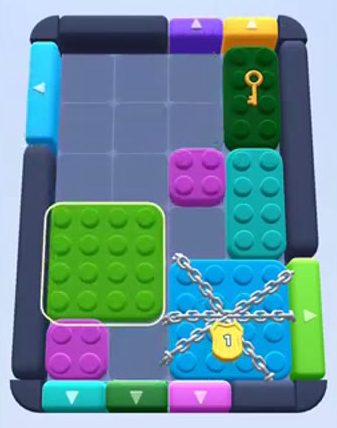 Color Block Jam bölümü: tahtanın ekran görüntüsü