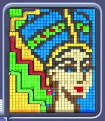 Pixel Flow уровень 175: скриншот поля
