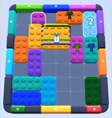 Color Block Jam bölümü: tahtanın ekran görüntüsü
