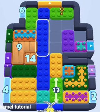 Color Block Jam уровень 1514 / 1513: скриншот поля
