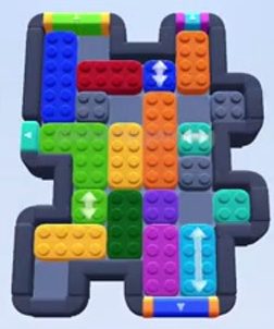 Color Block Jam level 469 / 711 / 863 / 1363: screenshot of the board