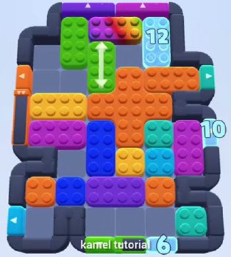 Color Block Jam 레벨 624 / 1549: 보드 스크린샷