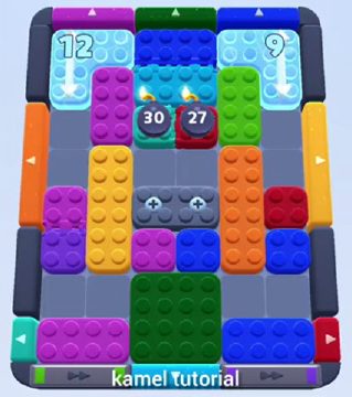Color Block Jam level 368 / 467 / 762 / 1262: screenshot of the board
