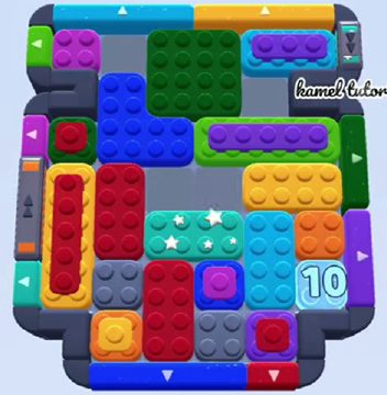 Color Block Jam level 1681: screenshot of the board