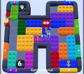 Color Block Jam 1234. bölüm: tahtanın ekran görüntüsü