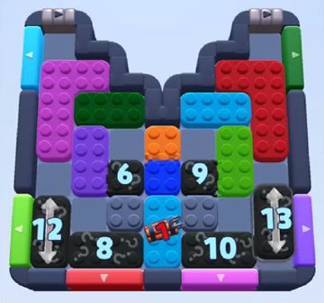 Color Block Jam 1158 / 1167 / 2072. bölüm: tahtanın ekran görüntüsü