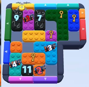 Color Block Jam level 782 / 788: screenshot of the board