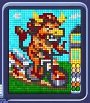 Pixel Flow fase 1785: print do tabuleiro