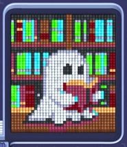 Pixel Flow уровень 2048: скриншот поля
