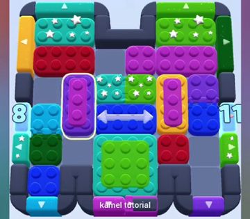 Color Block Jam level 687: screenshot of the board
