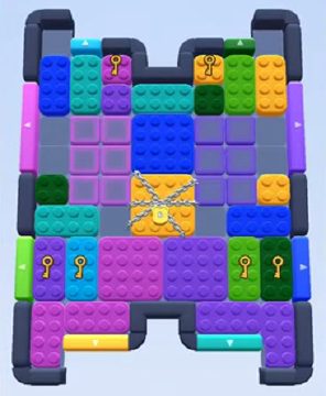 Color Block Jam 레벨 243 / 631 / 1081: 보드 스크린샷